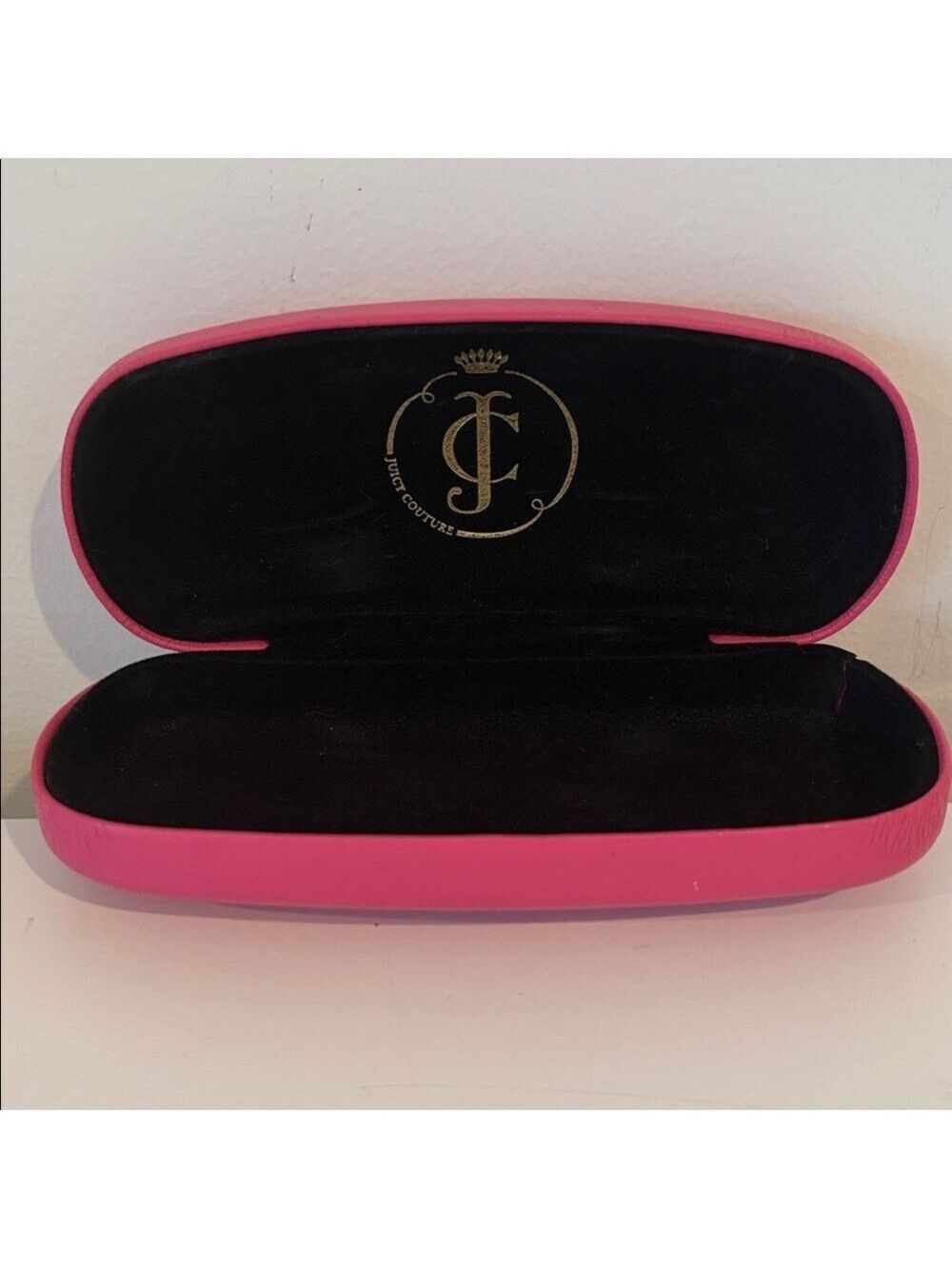 JUICY COUTURE retro hard shell sunglasses case hot pink eyeglass case - Picture 4 of 13